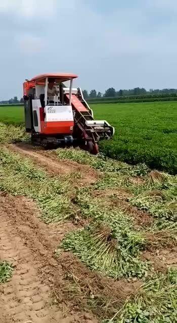 小型花生收割机的视频,视频揭秘小型机械操作全流程
